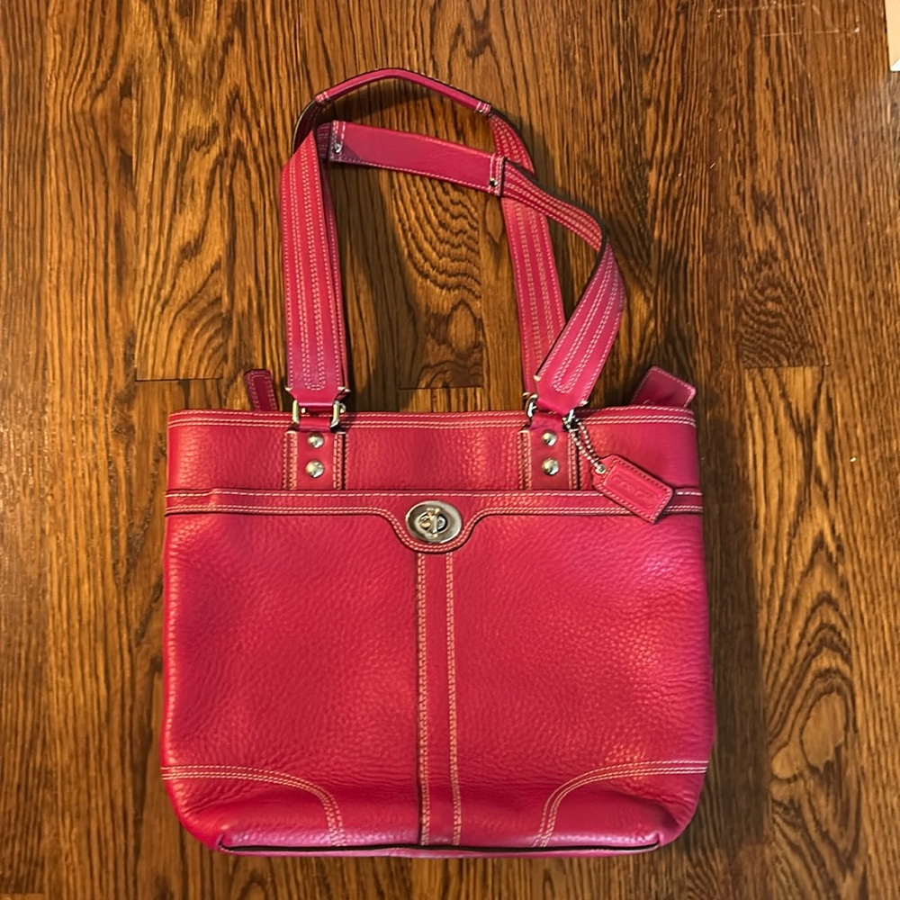 Coach Leather Tote
